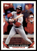 1993 Topps Gerald Perry Baseball Cards #597