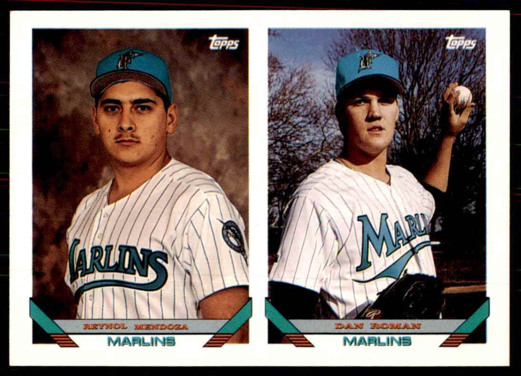 1993 Topps Reynol Mendoza/Dan Roman Baseball Cards #782