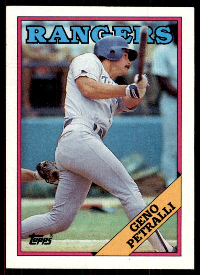 1988 Topps Geno Petralli Baseball Cards #589