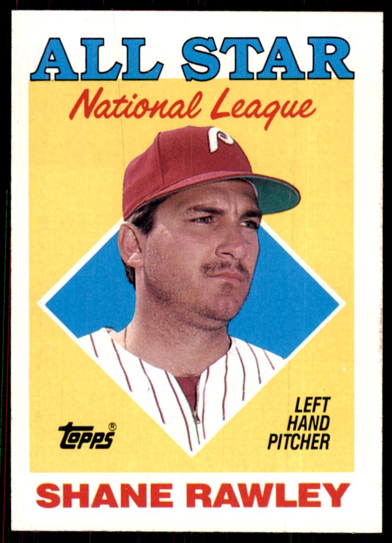1988 Topps Shane Rawley Baseball Cards #406