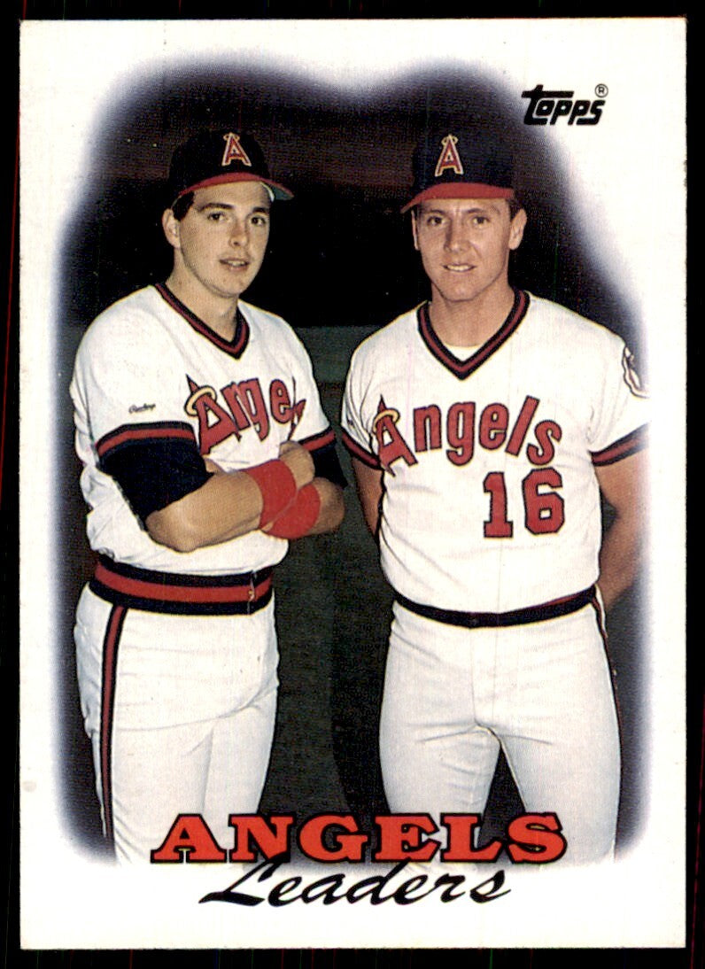1988 Topps Angels Leaders - Wally Joyner/Jack Howell Baseball Cards #381