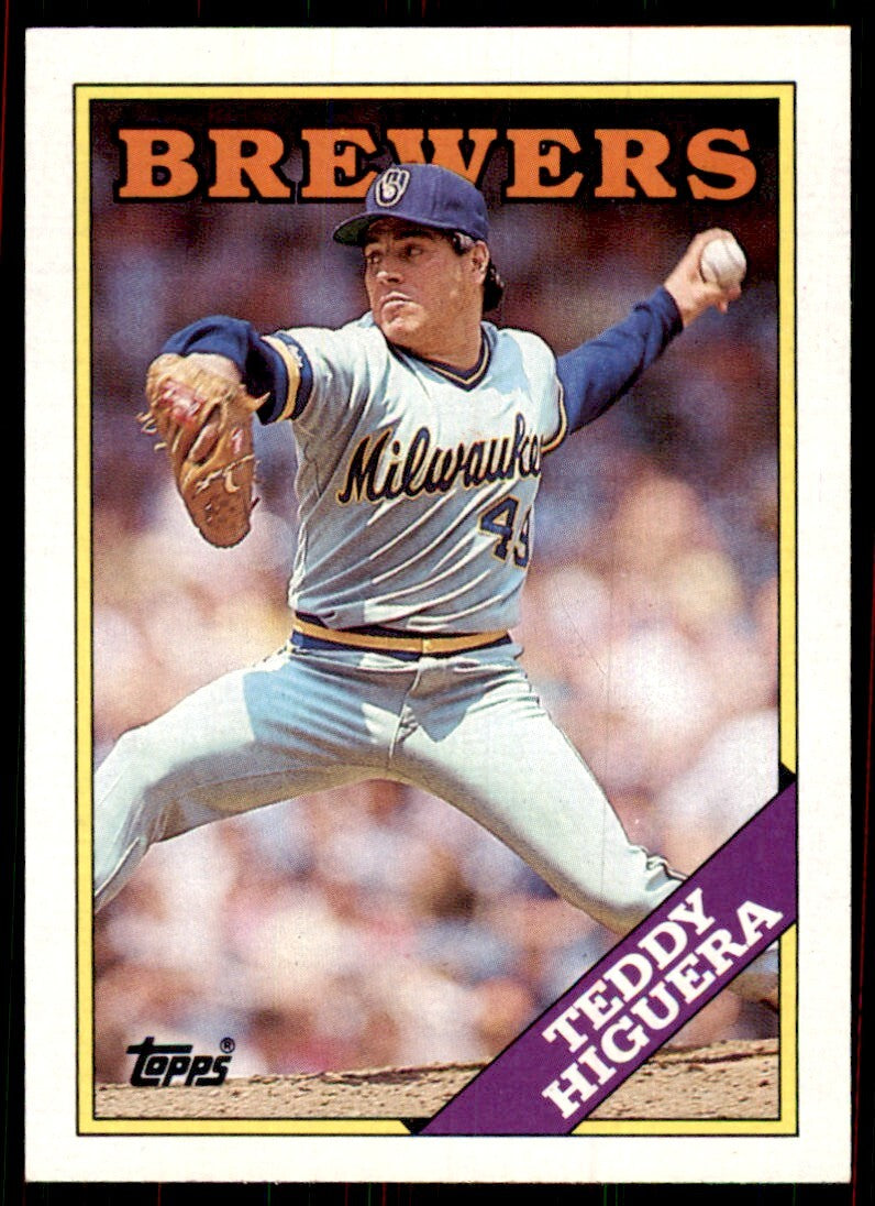 1988 Topps Teddy Higuera Baseball Cards #110