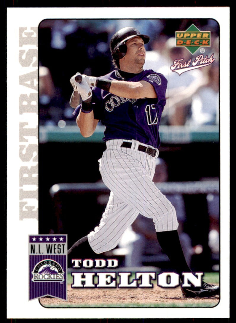 2006 Upper Deck First Pitch Todd Helton Colorado Rockies #65