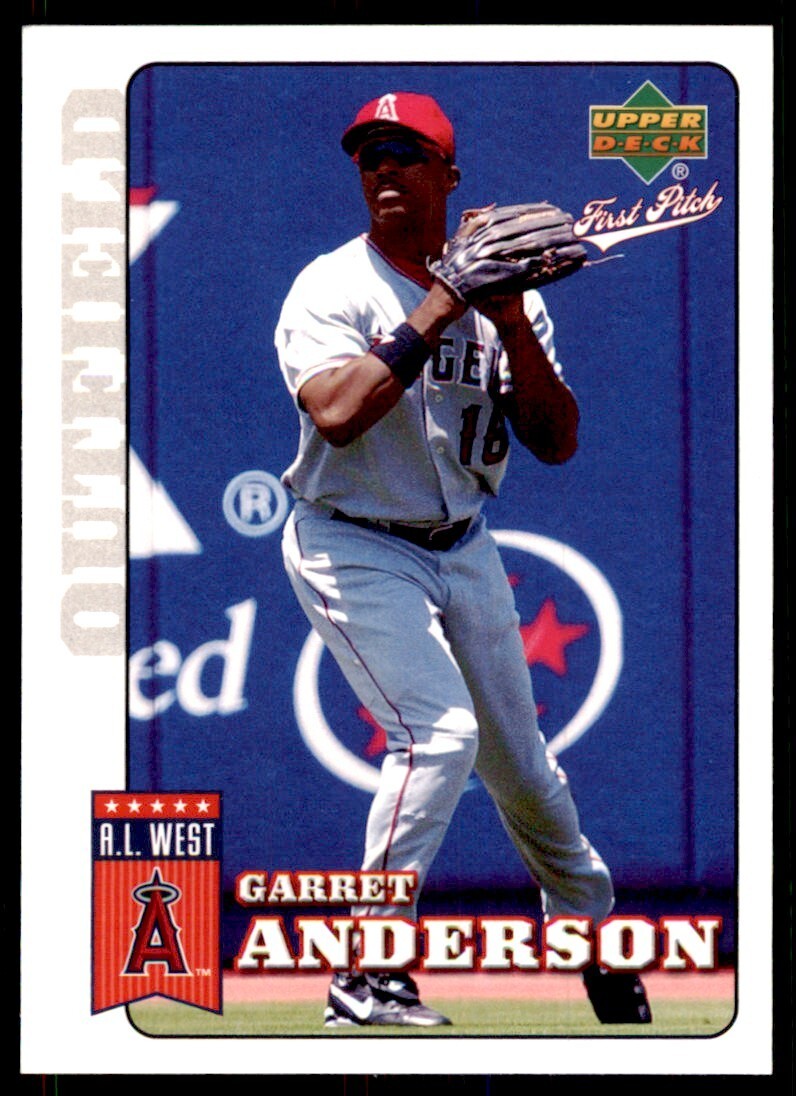 2006 Upper Deck First Pitch Garret Anderson Los Angeles Angels #218