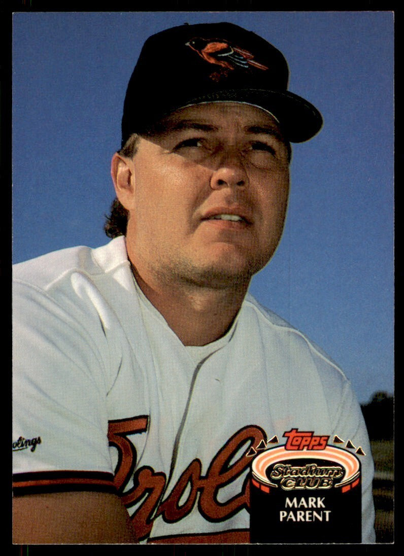 1992 Stadium Club Mark Parent Baltimore Orioles #623