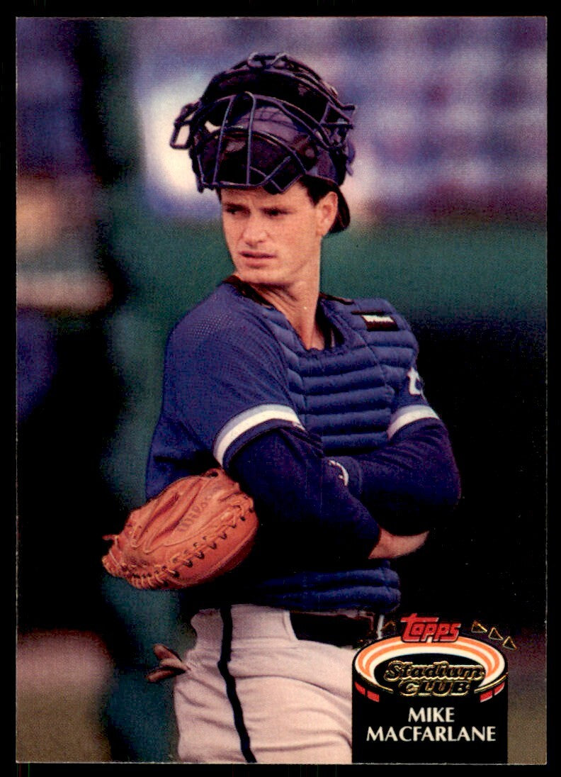 1992 Stadium Club Mike Macfarlane Kansas City Royals #74