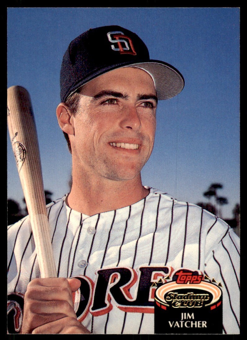 1992 Stadium Club Jim Vatcher San Diego Padres #78