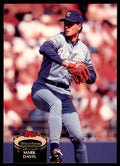 1992 Stadium Club Mark Davis Kansas City Royals #212