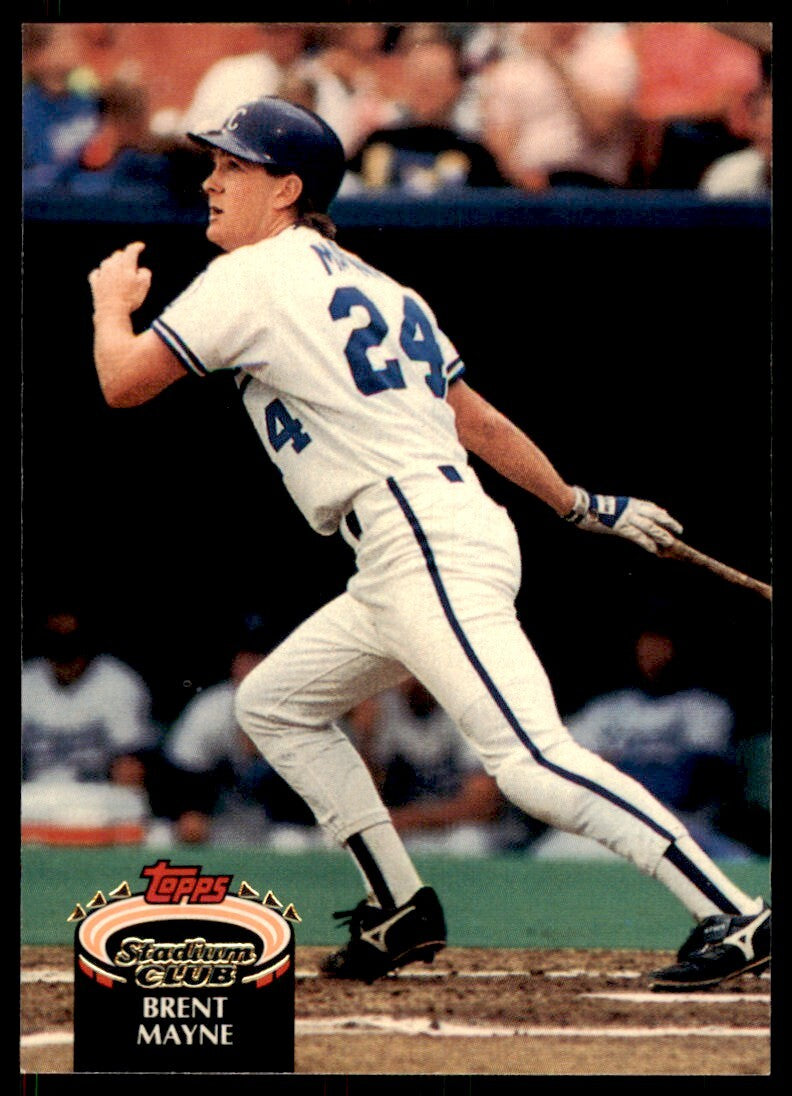 1992 Stadium Club Brent Mayne Kansas City Royals #229