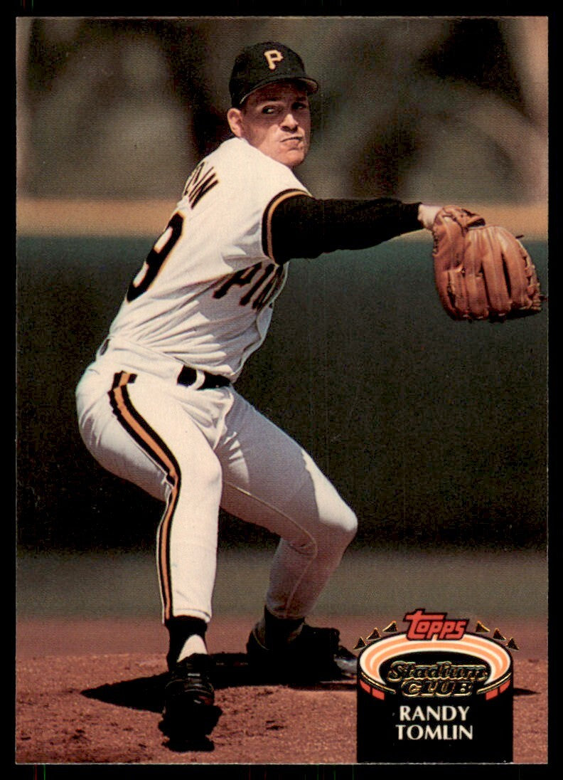 1992 Stadium Club Randy Tomlin Pittsburgh Pirates #661