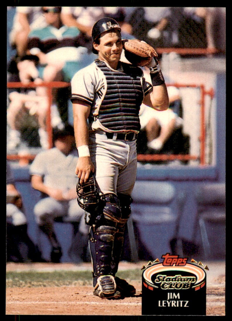 1992 Stadium Club Jim Leyritz New York Yankees #198