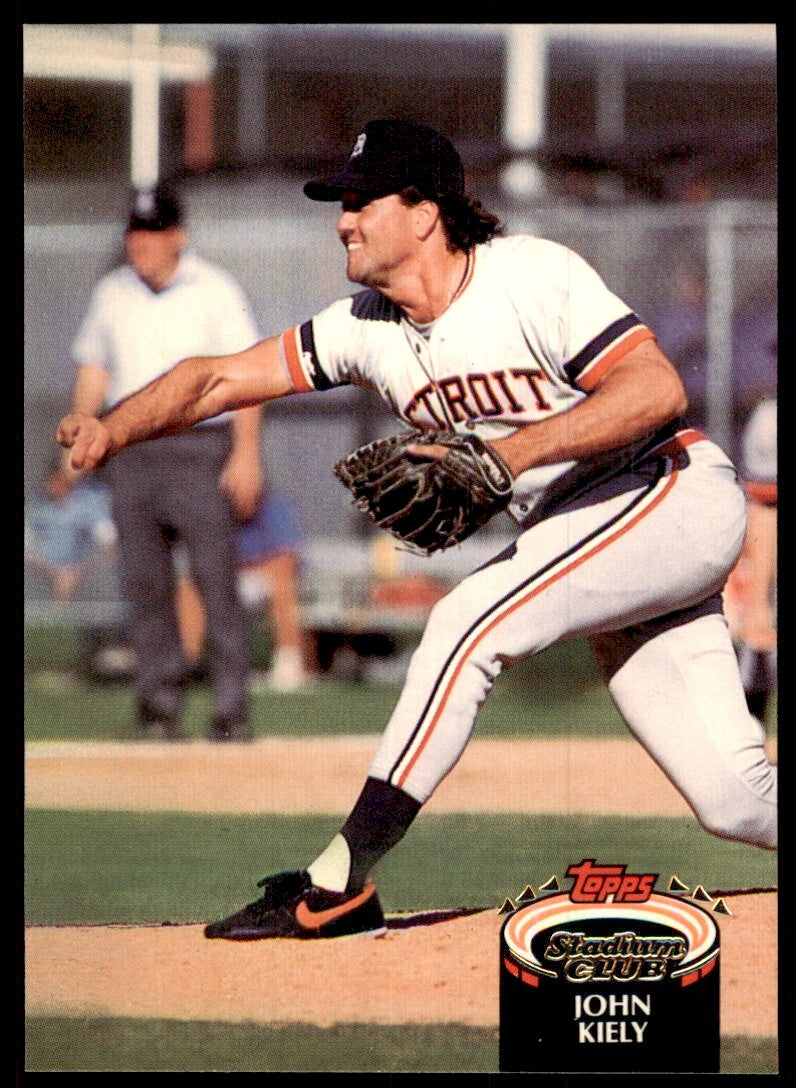1992 Stadium Club John Kiely Detroit Tigers #384