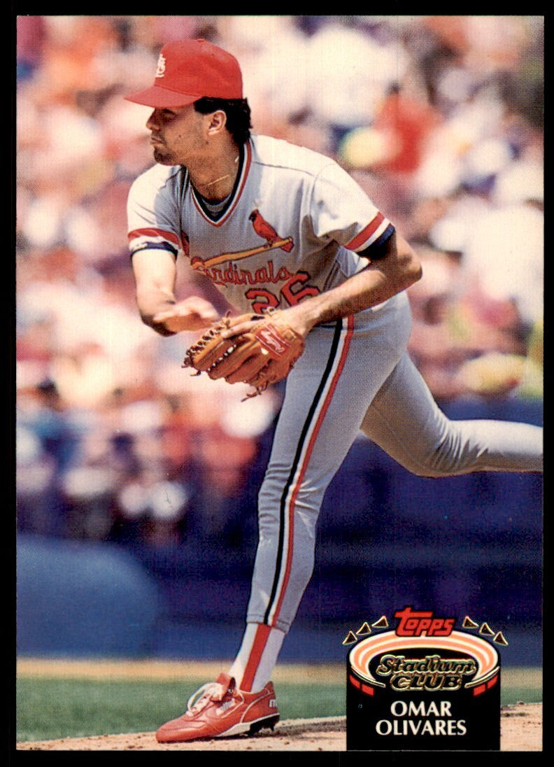 1992 Stadium Club Omar Olivares St. Louis Cardinals #386
