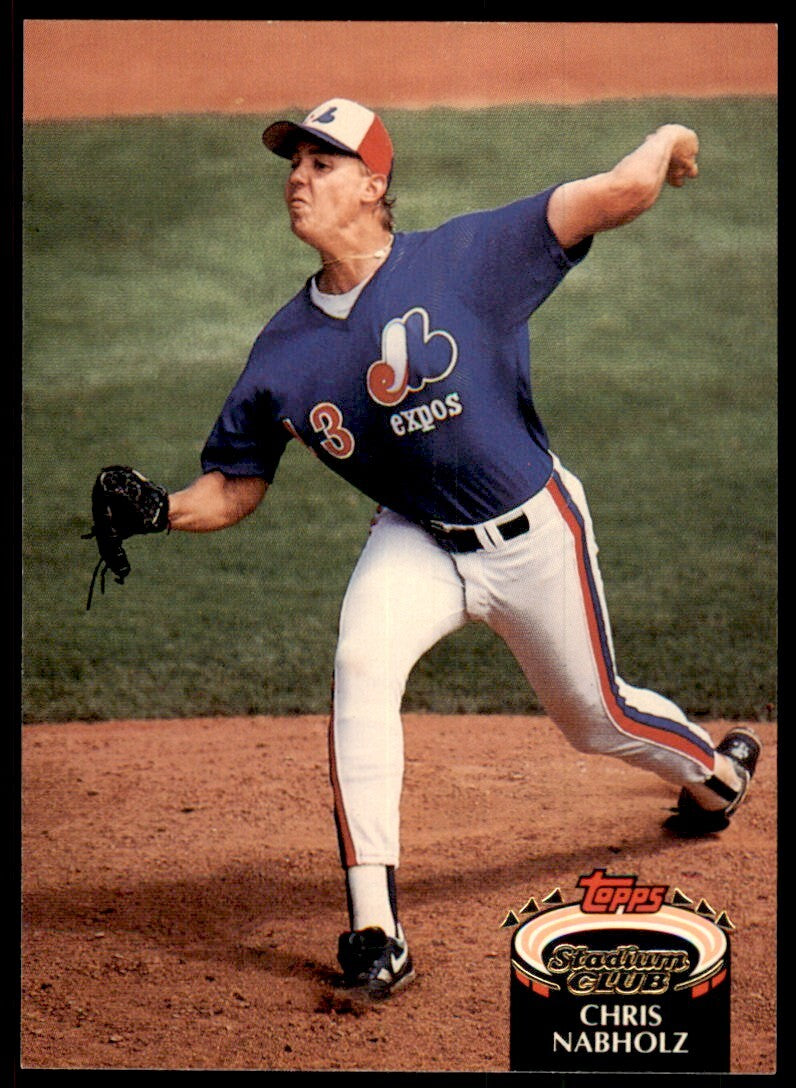 1992 Stadium Club Chris Nabholz Montreal Expos #318
