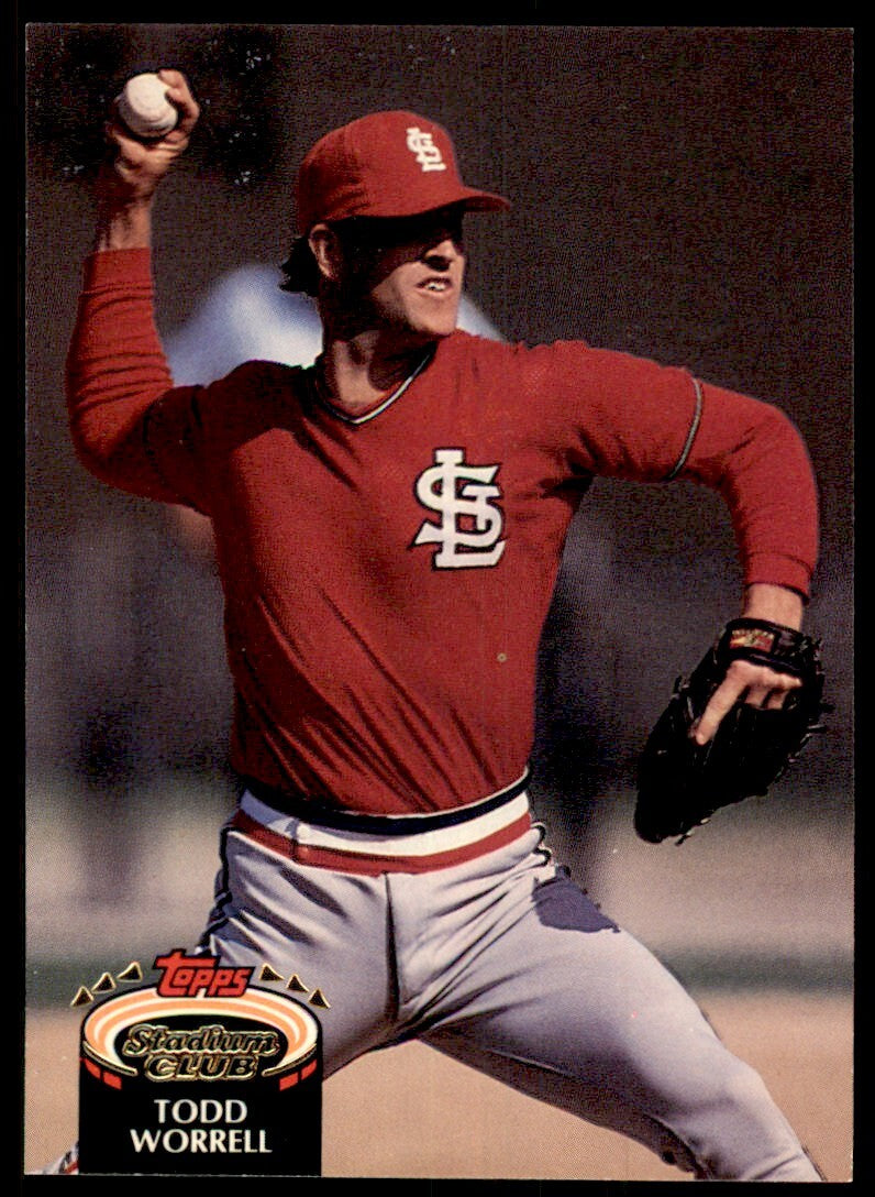 1992 Stadium Club Todd Worrell St. Louis Cardinals #703