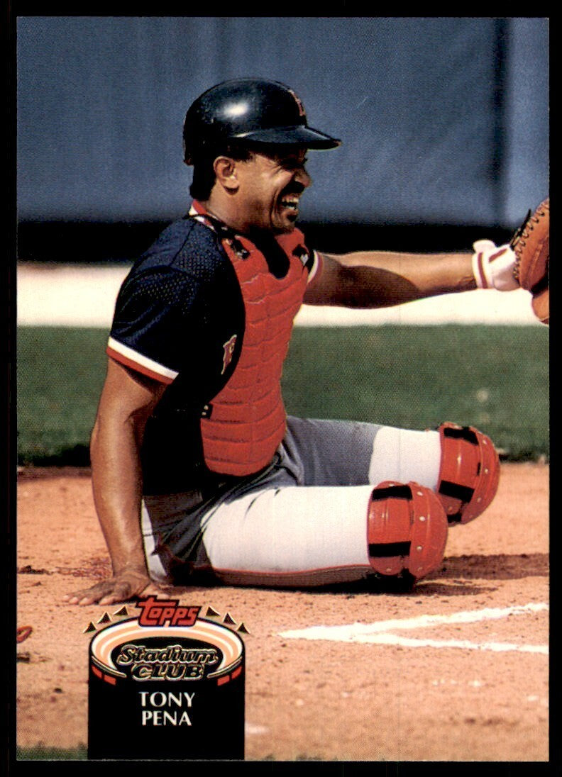 1992 Stadium Club Tony Pena Boston Red Sox #706
