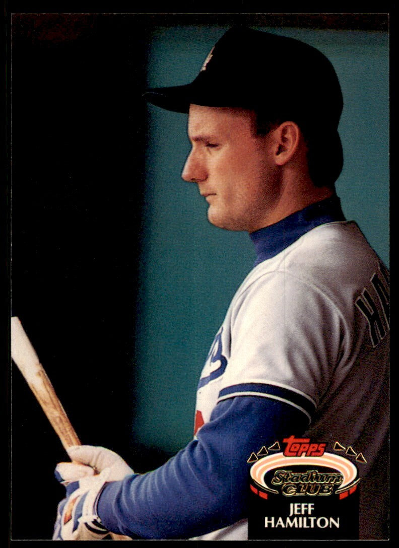 1992 Stadium Club Jeff Hamilton Los Angeles Dodgers #339