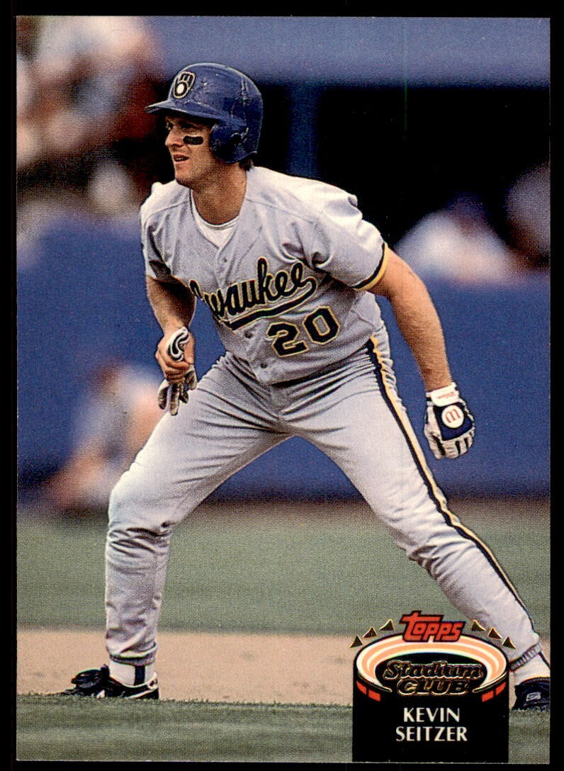 1992 Stadium Club Kevin Seitzer Milwaukee Brewers #820