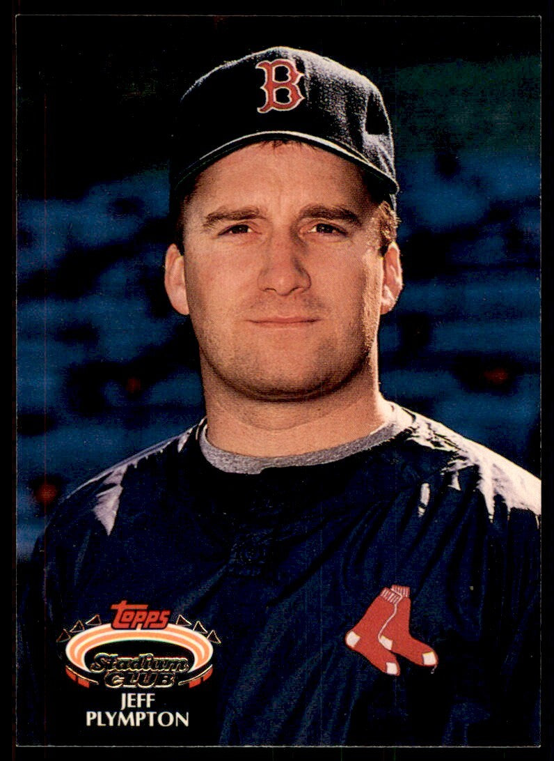 1992 Stadium Club Jeff Plympton Rookie Boston Red Sox #481