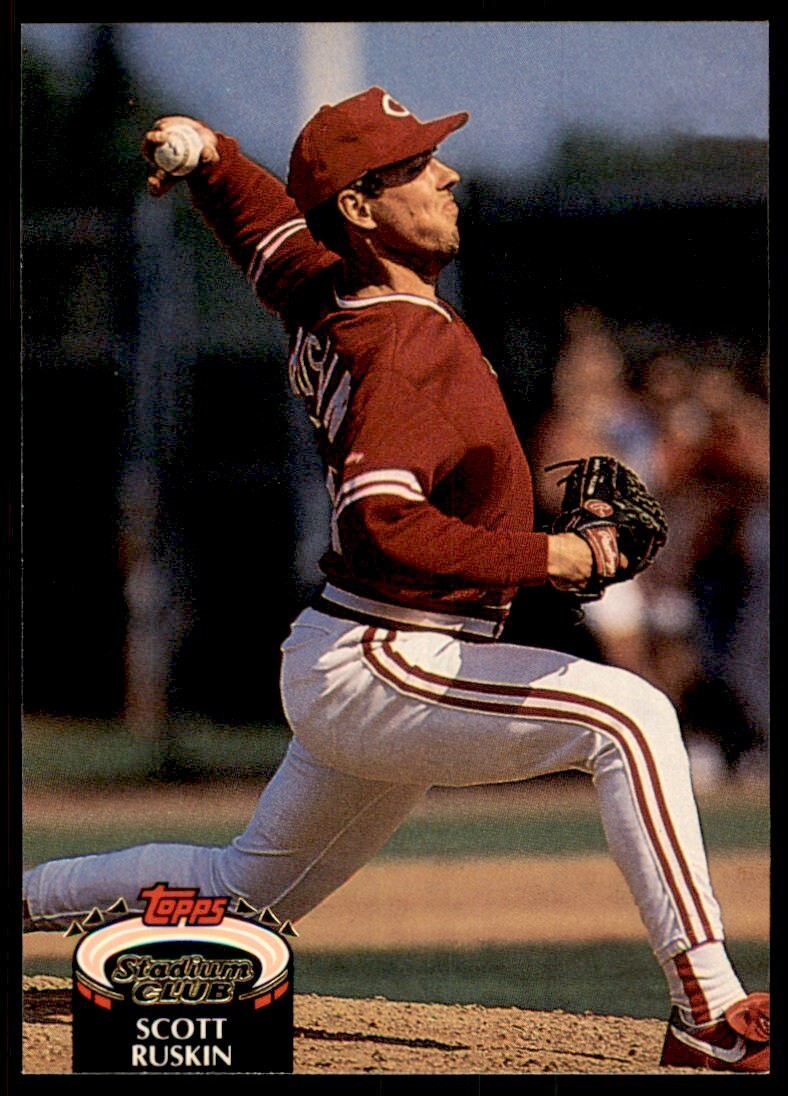 1992 Stadium Club Scott Ruskin Cincinnati Reds #777