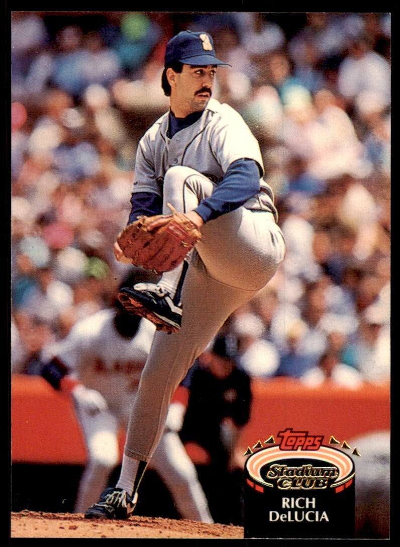 1992 Stadium Club Rich DeLucia Seattle Mariners #511
