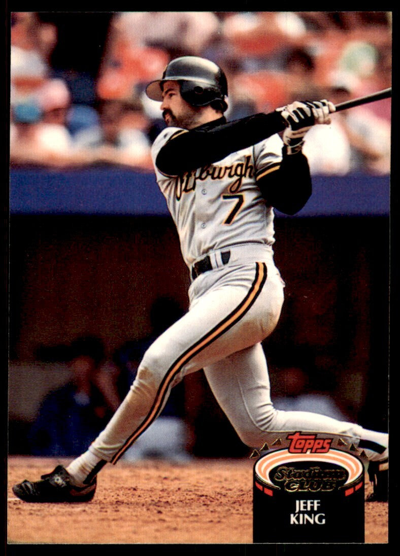 1992 Stadium Club Jeff King Pittsburgh Pirates #24