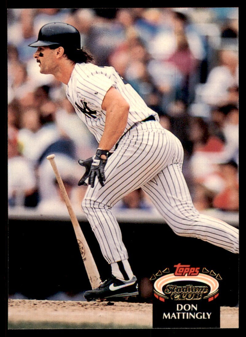 1992 Stadium Club Don Mattingly New York Yankees #420