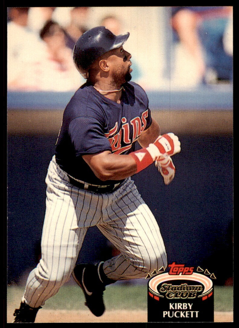 1992 Stadium Club Kirby Puckett . Minnesota Twins #500