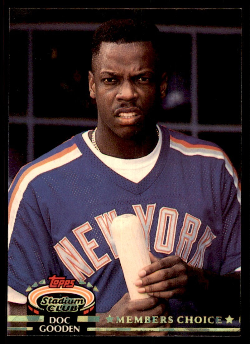 1992 Stadium Club- Members Choice Doc Gooden New York Mets #602