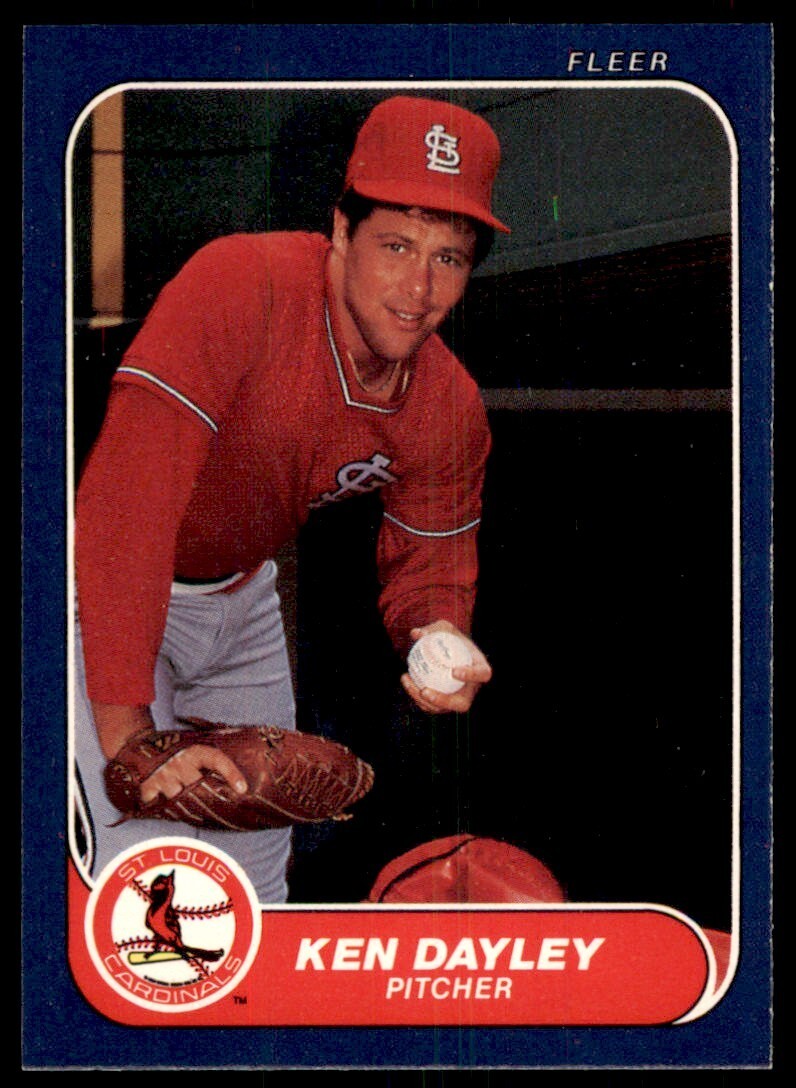 1986 Fleer Ken Dayley St. Louis Cardinals #33