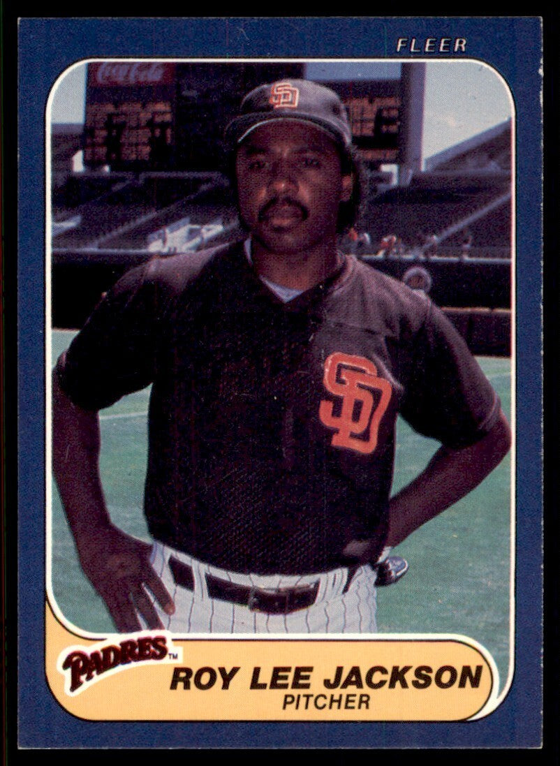 1986 Fleer Roy Lee Jackson San Diego Padres #326