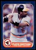 1986 Fleer Floyd Rayford Baltimore Orioles #283