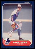 1986 Fleer Gary Lucas Montreal Expos #254