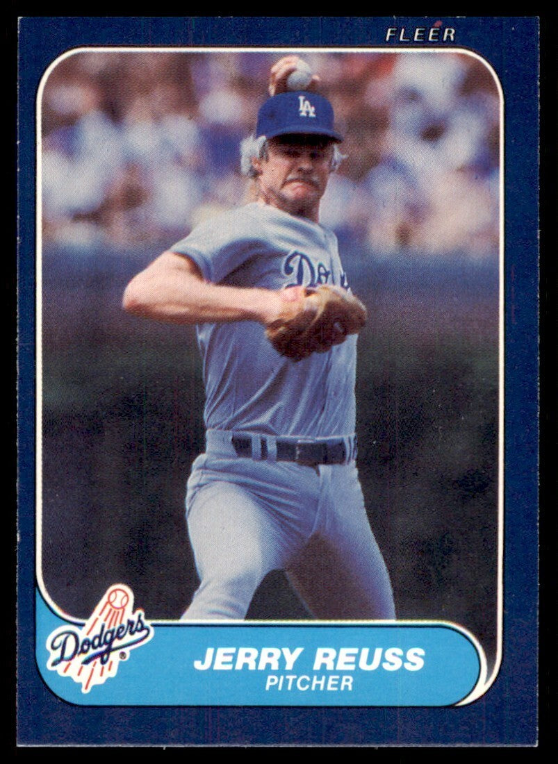 1986 Fleer Jerry Reuss Los Angeles Dodgers #141
