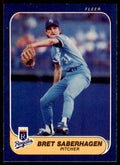1986 Fleer Bret Saberhagen Kansas City Royals #19