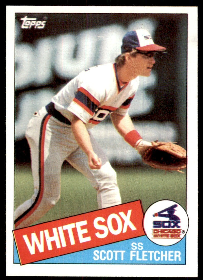 1985 Topps: Scott Fletcher C Baseball Cards #78