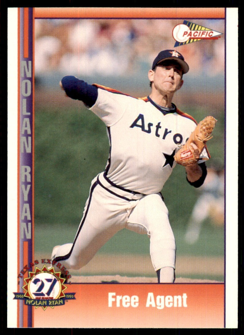 1993 Pacific Texas Express Free Agent Baseball Cards #139