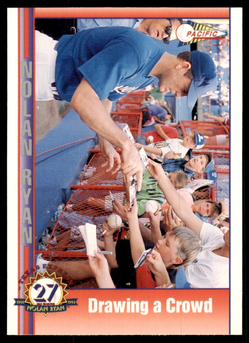 1993 Pacific Texas Express Drawing a Crowd Baseball Cards #166