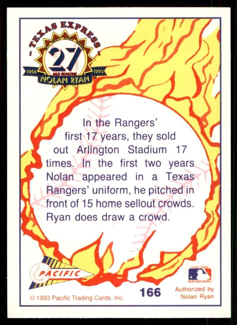 1993 Pacific Texas Express Drawing a Crowd Baseball Cards #166