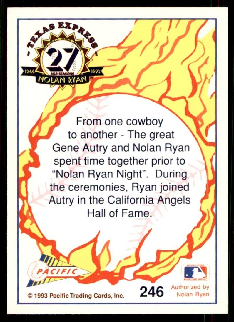 1993 Pacific Texas Express Cowboys D Baseball Cards #246