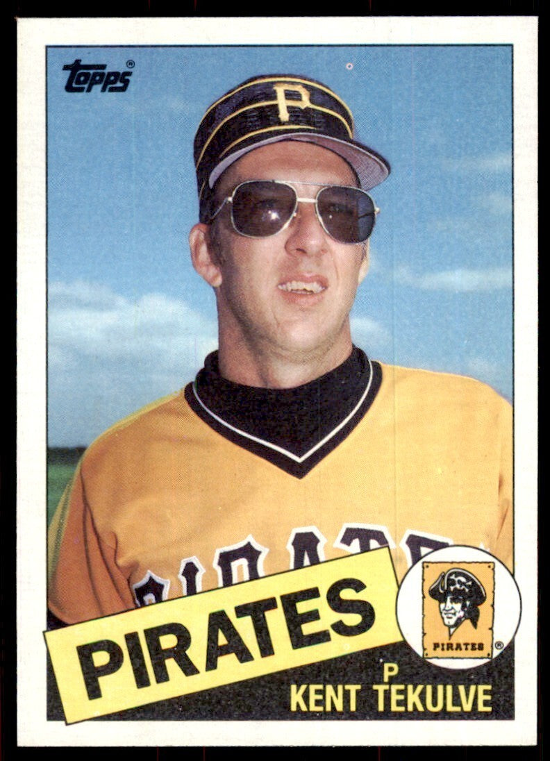 1985 Topps; Kent Tekulve Baseball Cards #125