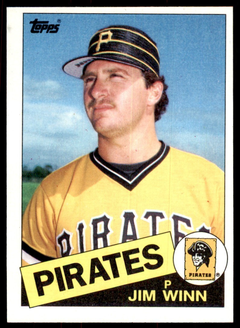 1985 Topps; Jim Winn A Baseball Cards #69