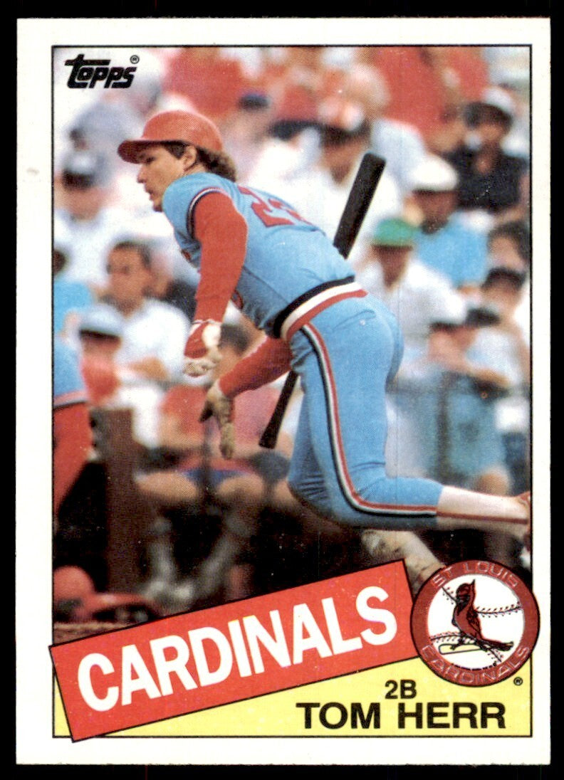 1985 Topps; Tom Herr Baseball Cards #113