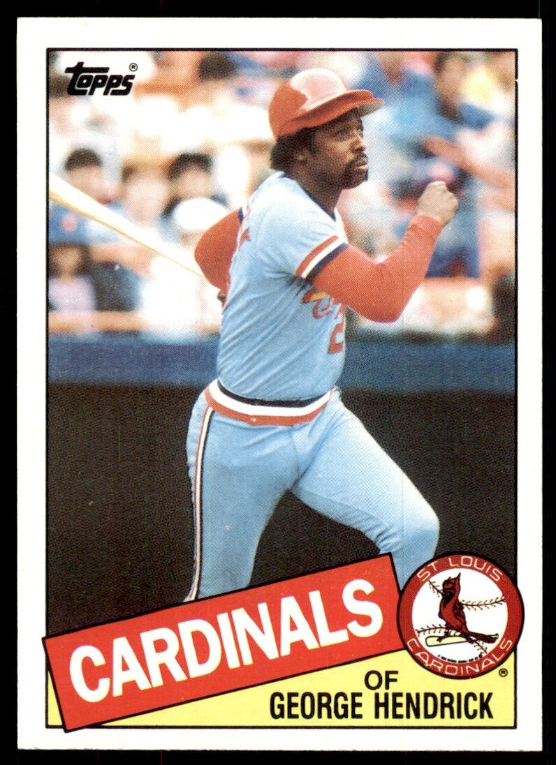 1985 Topps George Hendrick C Baseball Cards #60