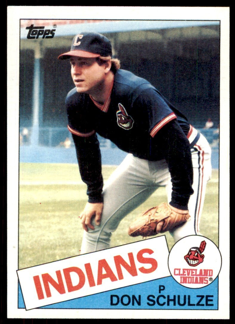 1985 Topps! Don Schulze A Baseball Cards #93