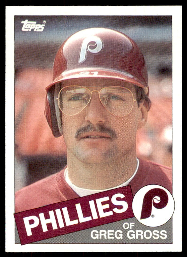 1985 Topps! Greg Gross B Baseball Cards #117