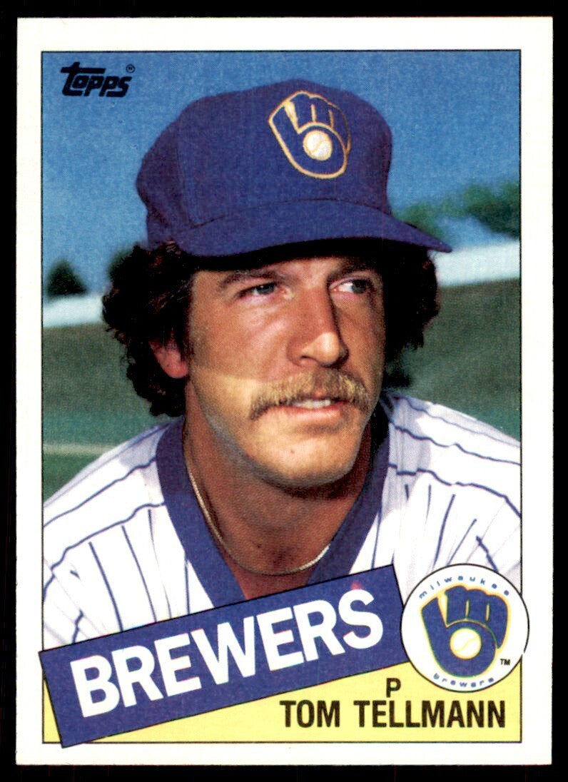 1985 Topps! Tom Tellmann C Baseball Cards #112