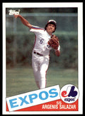 1985 Topps Baseball Card Argenis Salazar B Baseball Cards #154