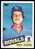 1985 Topps Baseball Card Mike Jones A Baseball Cards #244