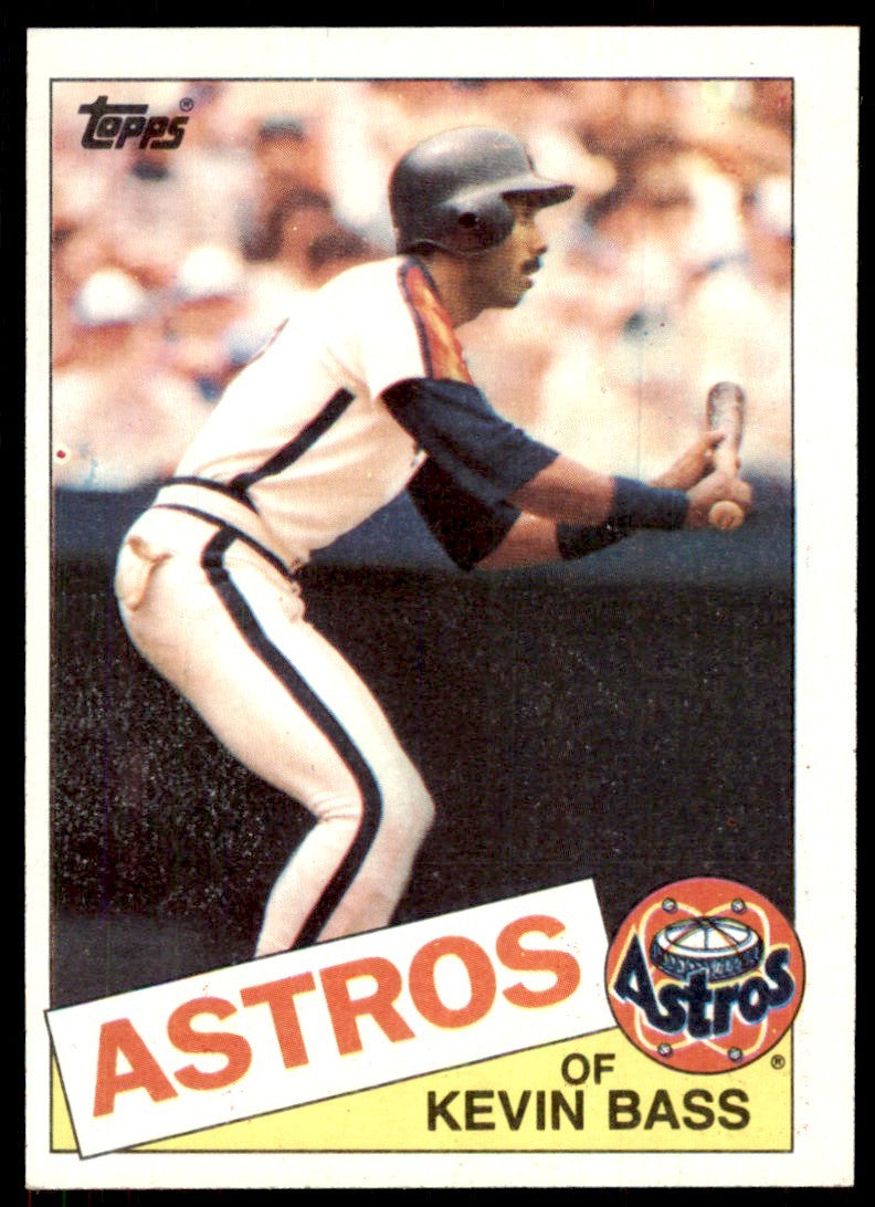 1985 Topps Baseball Card Kevin Bass Houston Astros #326
